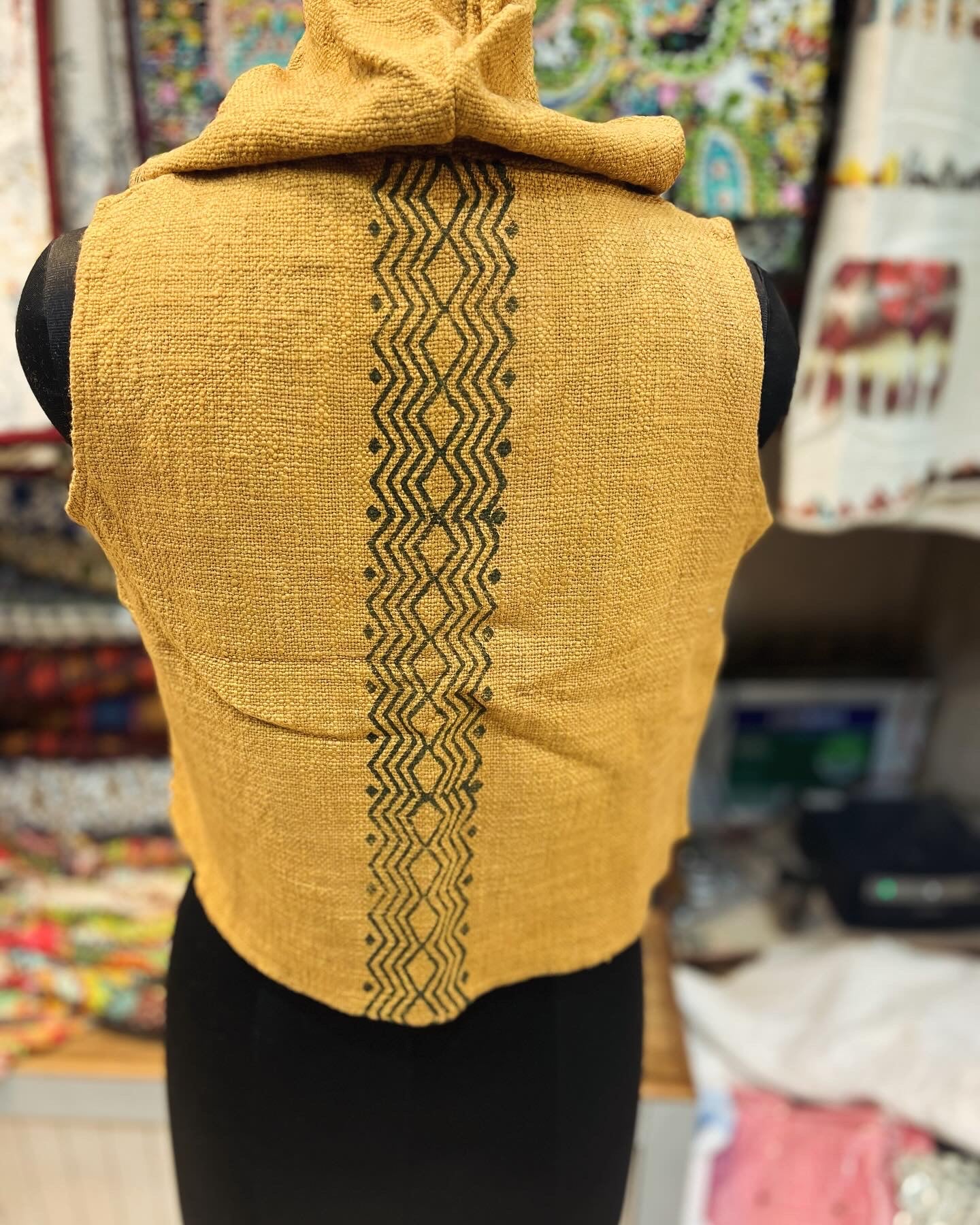Block Printed Cotton Boho Jacket