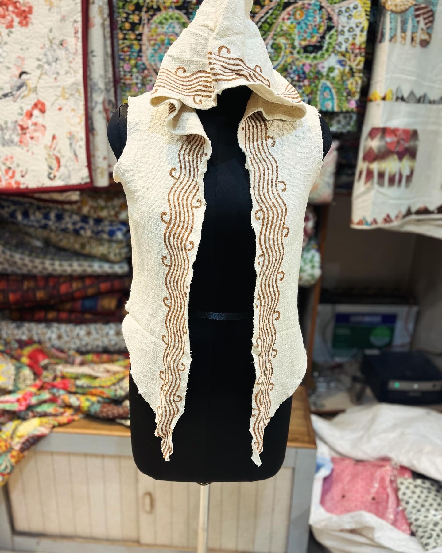 Block Printed Cotton Boho Jacket